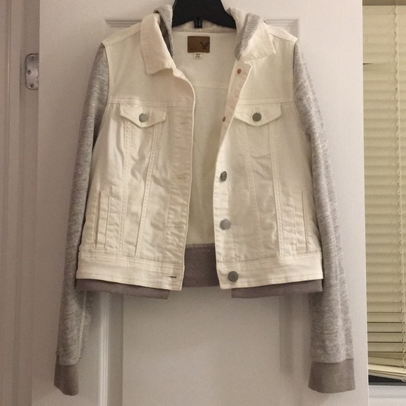 FALL DENIM JACKET HOODIE - Picture 1 of 2